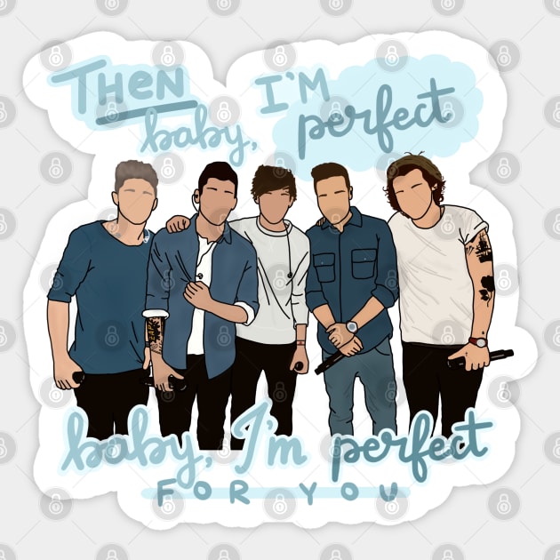 1D Perfect Sticker by Sofia Kaitlyn Company